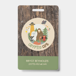 Cryptid Onderzoeker Partij Badge