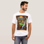 Cryptid Poker Night T-shirt (Voorkant volledig)