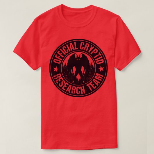 Cryptid Research Team Mothman T-shirt (Design voorkant)