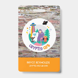 Cryptid Researcher Party Badge
