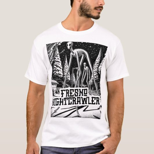 Cryptid-samenzwering - De Fresno Nightcrawler T-shirt (Voorkant)