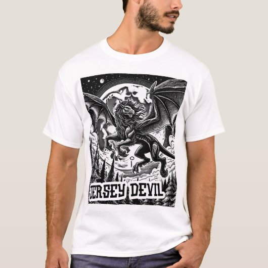 Cryptid-samenzwering - De Jersey Devil T-shirt (Voorkant)