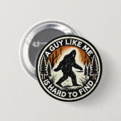 Cryptid Sasquatch Bigfoot Bosman Als Ik Ronde Button 5,7 Cm (Voorkant /achterkant)