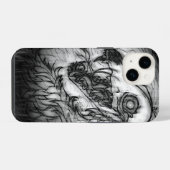 Cryptid: Sneeuw Wasset schets iPhone Hoesje (Achterkant horizontaal)