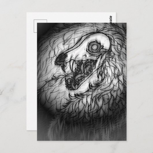 Cryptid: Snow Wasset Sketch  Briefkaart (Voorkant / Achterkant)