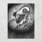 Cryptid: Snow Wasset Sketch  Briefkaart (Voorkant)