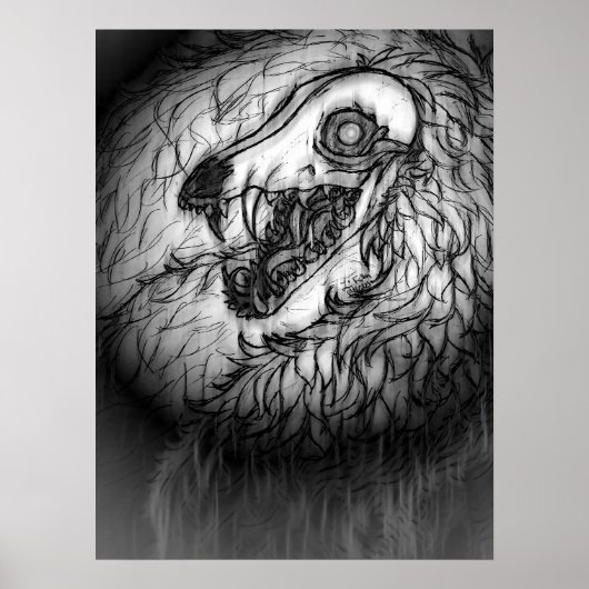 Cryptid: Snow Wasset Sketch  Poster (Voorkant)