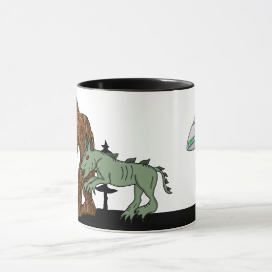 Cryptid, UFO, Big Foot, Chupacabra, Alien Mok (Midden)