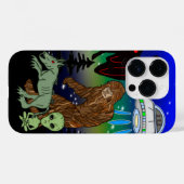 Cryptid, UFO, Big Foot, Chupacabra, Alien Mothman Case-Mate iPhone Case (Achterkant (horizontaal))