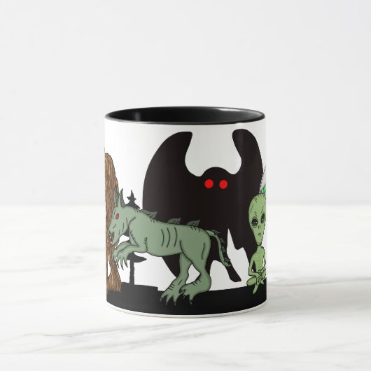 Cryptid, UFO, Big Foot, Chupacabra, Alien Mothman Mok (Midden)
