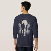 Cryptid UFO Bigfoot Alien Ontmoeting Trui (Achterkant volledig)