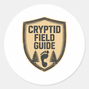 Cryptid Veldgids Badge Sticker