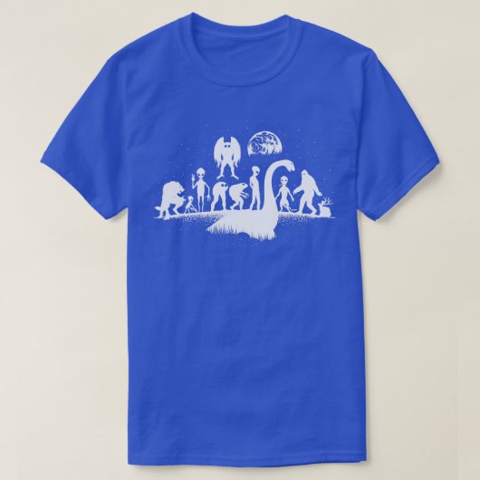 Cryptide mythische wezens t-shirt (Design voorkant)