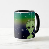 Cryptiden, Bigfoot, Sasquatch, Mothman, Alien, UFO Mok (Voorkant rechts)