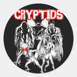 Cryptiden Ronde Sticker