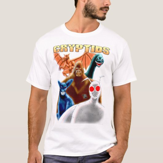 cryptiden t-shirt (Voorkant)
