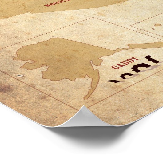 Cryptiden van het Amerikaanse Poster (Hoek)