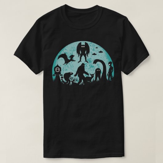 Cryptids 1 t-shirt (Design voorkant)