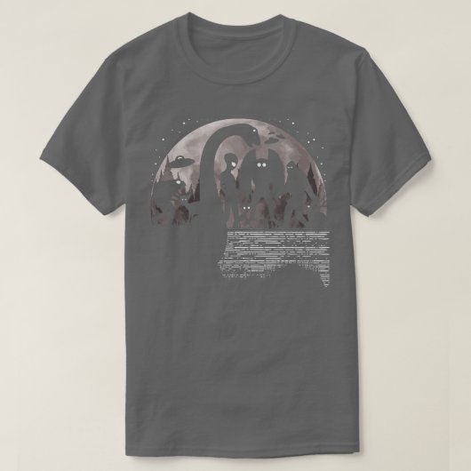 Cryptids 4 t-shirt (Design voorkant)
