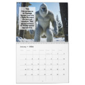 Cryptids Bigfoot, Chupacabra, Mothman, Yeti Kalender (Jan 2026)