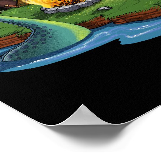 Cryptids Camping Poster (Hoek)