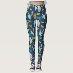 Cryptids Cryptozoölogy Guide Cute Cartoon Leggings