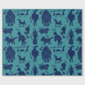 Cryptids Cryptozoology Identification Guide Wrappi Cadeaupapier (Vlak)