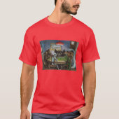 Cryptids playing poker boy t-shirt (Voorkant)