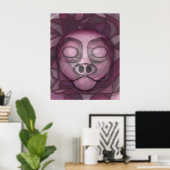 Cryptisch Varken Poster (Thuiskantoor)