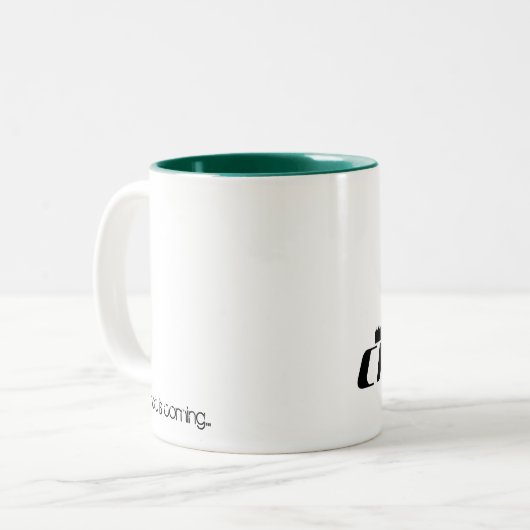 Cryptische mok (Voorkant links)