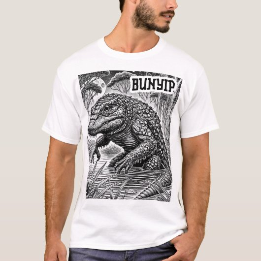 Cryptische samenzwering - Bunyip T-shirt (Voorkant)