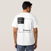 CRYPTO語録 -GOROKU- “Master of Unrealized Losses” T-shirt (Achterkant volledig)