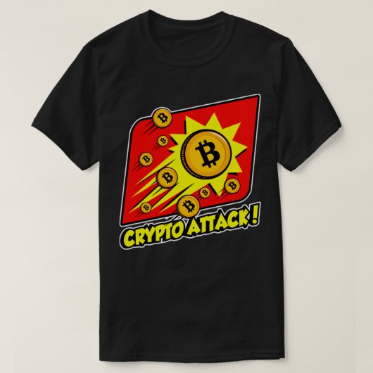 crypto-aanval t-shirt (Design voorkant)