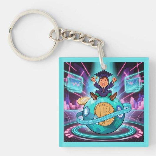 Crypto-Afstuderen Sleutelhanger (Voorkant)