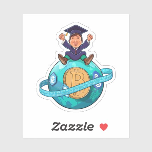 Crypto-Afstuderen Sticker (Vel)