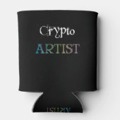 Crypto Artist Dark Blikjeskoeler (Achterkant)
