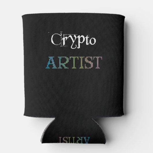 Crypto Artist Dark Blikjeskoeler (Achterkant)