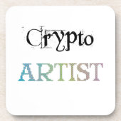 Crypto Artist Light Bier Onderzetter (Voorkant)