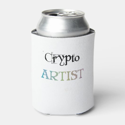 Crypto Artist Light Blikjeskoeler (Blikje Voorkant)