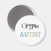 Crypto Artist Light Magneet (Voorkant / Achterkant)