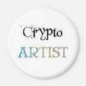 Crypto Artist Light Magneet (Voorkant)