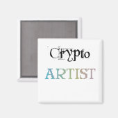Crypto Artist Light Magneet (Voorkant / Achterkant)