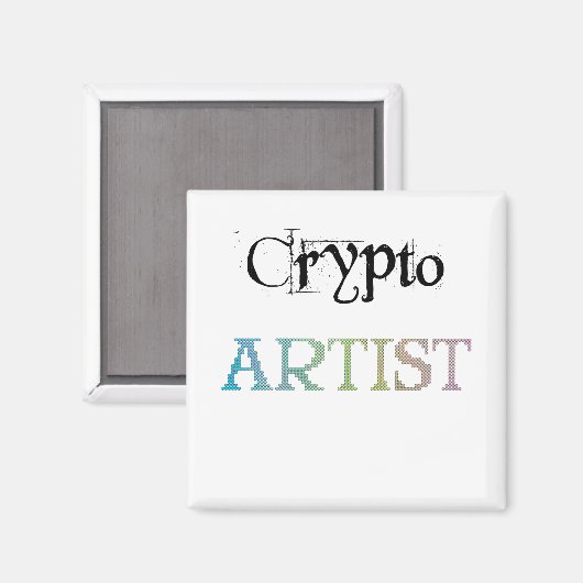 Crypto Artist Light Magneet (Voorkant / Achterkant)