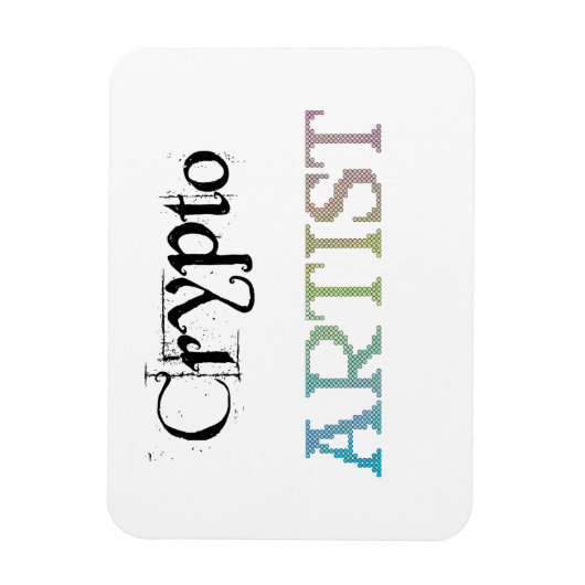Crypto Artist Light Magneet (Verticaal)
