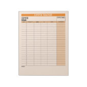 Crypto Asset Tracker met Coin Balans, Overboeking Notitieblok (Linkerzijde)