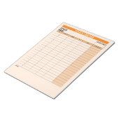 Crypto Asset Tracker met Coin Balans, Overboeking Notitieblok (Schuin)
