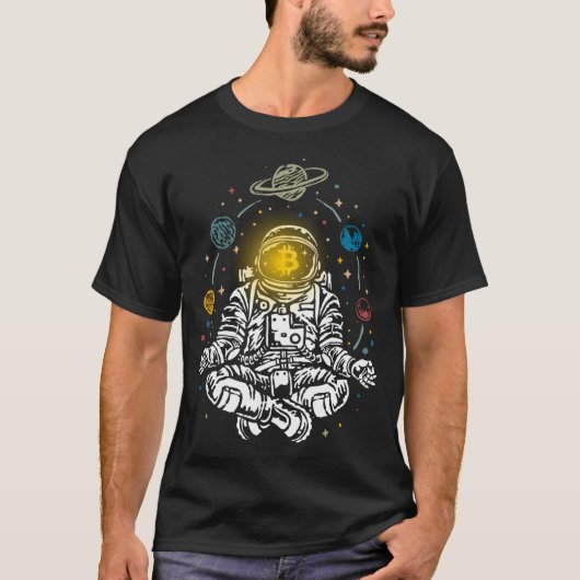Crypto-astronaut T-shirt (Voorkant)