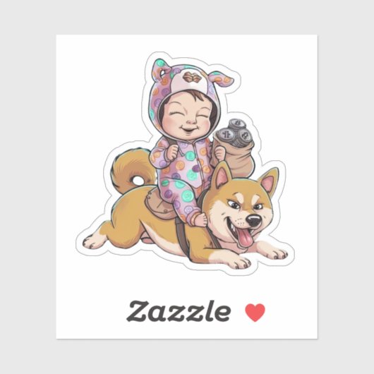 Crypto Baby Sticker (Vel)