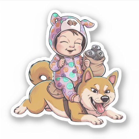Crypto Baby Sticker (Voorkant)