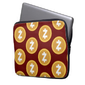 crypto bag met kasstijl laptop sleeve (Voorkant Links)
